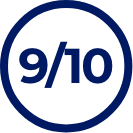 90%